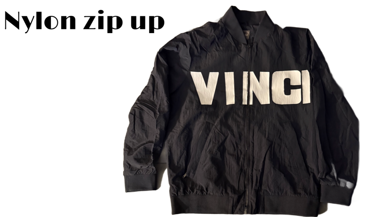 long sleeve nylon zipper jacket